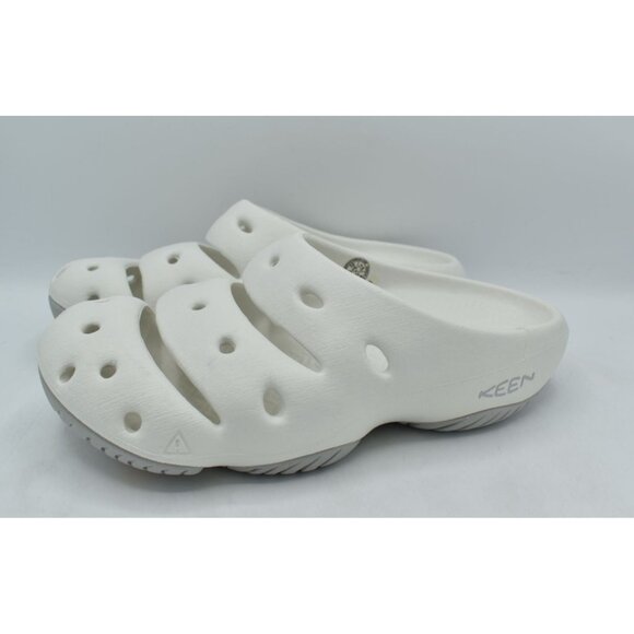 Keen Womens Size 10 Yogui Star White Vapor Slip On Clogs Shoes - Picture 4 of 13